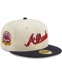 KTZ - Atlanta Braves Cord Classic Off 59fifty Fitted Cap - Lyst