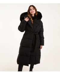 Blue Vanilla - ' Quilted Puffer Coat Vanilla New Look - Lyst