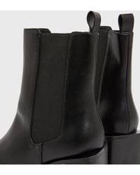 New Look Block Heel High Ankle Chelsea Boots Vegan - Black