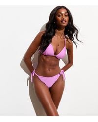 New Look - Moulded-Cup Triangle Bikini Top - Lyst