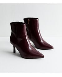 New Look - Wide Fit Point Toe Ankle Boots Vegan - Lyst