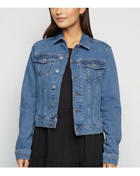 new look longline denim jacket