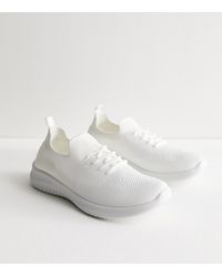New Look - Knit Chunky Trainers - Lyst