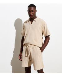 New Look - Relaxed Fit Drawstring Towelling Shorts - Lyst