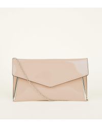 cream clutch bag new look