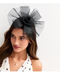 New Look - Mesh Flower Fascinator - Lyst