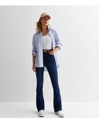 New Look - Dark Waist Enhance Quinn Bootcut Jeans - Lyst