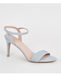 pale blue shoes new look