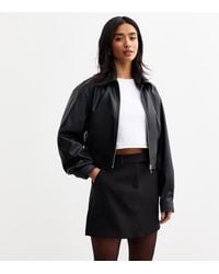 New Look - Petite High Waisted A-Line Mini Skirt - Lyst
