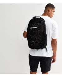 Jack & Jones - Logo Print Toggle Cord Backpack New Look - Lyst