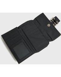 New Look Leather-look Buckle Purse - Black