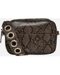 ONLY Faux Snake Cross Body Bag New Look - Brown