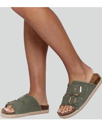 South Beach - Fringed Buckle Strap Sandals New Look - Lyst