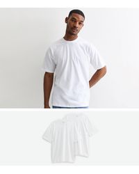 New Look - 2 Pack Oversized T-Shirts - Lyst