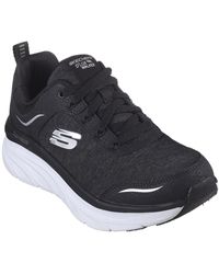 Skechers - Knit Lace Up Trainers New Look - Lyst