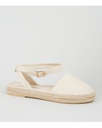new look white espadrilles