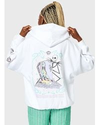 Skinnydip London - Disney Jack And Sally Jersey Hoodie New Look - Lyst