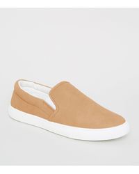 new look slip on trainers
