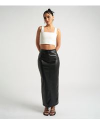 Urban Bliss - Leather-Look Maxi Skirt New Look - Lyst