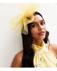 New Look - Mesh Flower Fascinator - Lyst