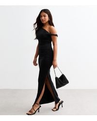 New Look - Petite Twist Shoulder Maxi Dress - Lyst
