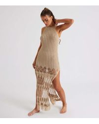 Urban Bliss - Crochet Knit Tassel Midaxi Dress New Look - Lyst