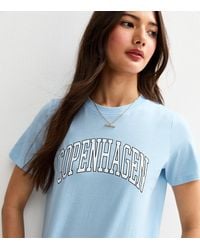 New Look - Copenhagen Slogan Print T-Shirt - Lyst