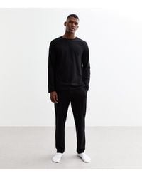 New Look - Regular Fit Jersey Long Sleeve T-Shirt And Joggers Pyjama Set - Lyst