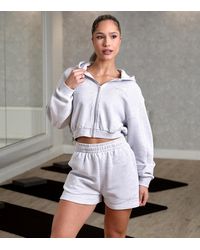 Gym King - Compose Full Zip Cropped Hoodie New Look - Lyst