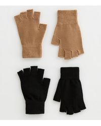 New Look - 2 Pack Of Fingerless Gloves - Lyst