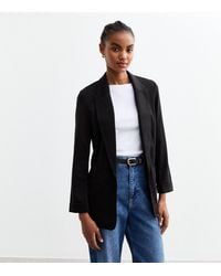 New Look - Tall Open Front Ponte Blazer - Lyst