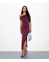 New Look - Bardot Off Shoulder Midi Dress - Lyst