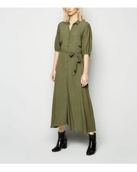 khaki shirt dress uk