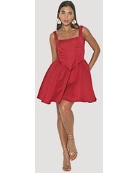 WKNDGIRL - Satin Corset Mini Dress New Look - Lyst