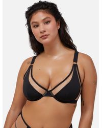 Wolf & Whistle - Mesh Underwired Bikini Top New Look - Lyst
