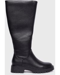 London Rebel - Flat Knee High Boot New Look - Lyst