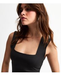 New Look - Square Neck Bodysuit - Lyst
