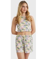 Skinnydip London - Multicoloured Pascal Crop Top And Shorts Pyjama Set New Look - Lyst