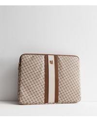 New Look - Monogram Laptop Case - Lyst