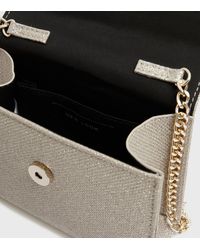 New Look Glitter Ring Clutch Bag - Metallic