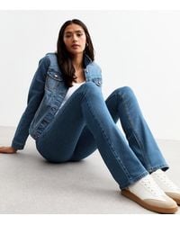 New Look - Tall Waist Enhance Quinn Bootcut Jeans - Lyst