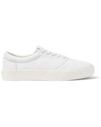 TOMS - Leather Lace Up Espadrilles New Look - Lyst