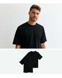 New Look - 2 Pack Oversized T-Shirts - Lyst