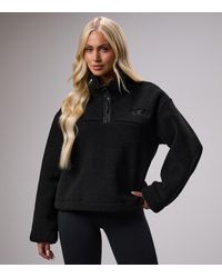 Gym King - Fleece Quarter Zip Sweatshirt New Look - Lyst