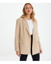 Quiz - Oversized Blazer New Look - Lyst