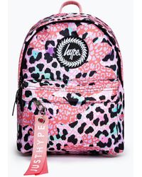 Hype Exclusive Teal Velvet Backpack in Blue - Lyst