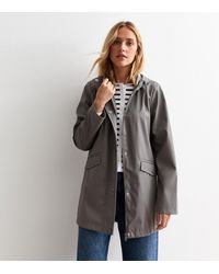 New Look - Unlined Hooded Raincoat - Lyst