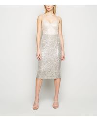 new look knee length skirts