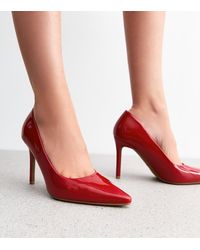 New Look - Stiletto Heel Pointed Toe Court Shoes - Lyst