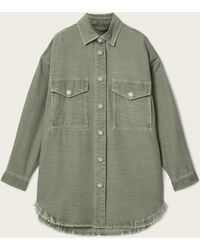 AllSaints - Allsaints Hettie Shacket Dress - Lyst